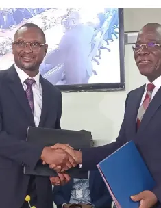 Signature de la convention de partenariat entre la Direction Générale du Trésor et de la Comptabilité (DGTCP) Publique et le Groupe Holo Sécurité Afrique( GHSA)